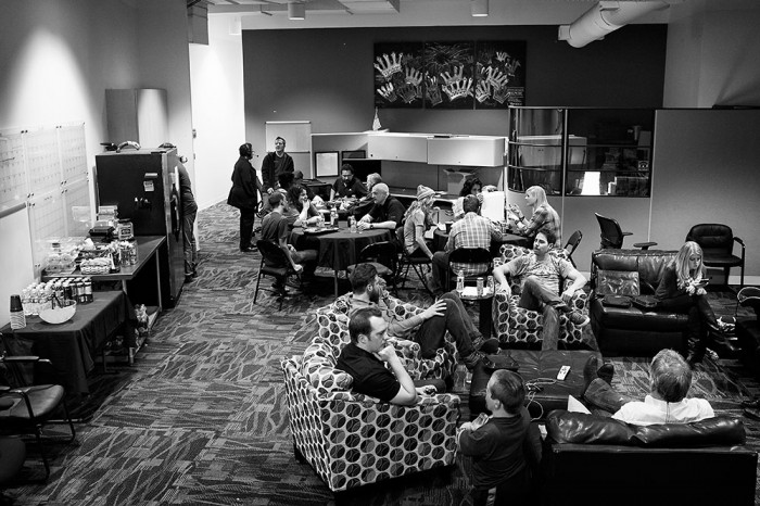 Meal in Green Room