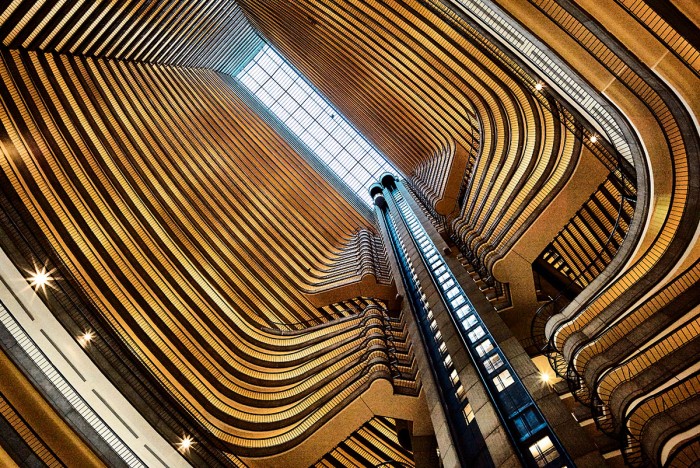 Skyward from Marriott Marquis Lobby - Atlanta