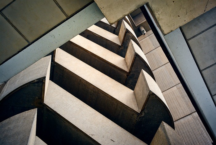 Looking Up Near America's Mart