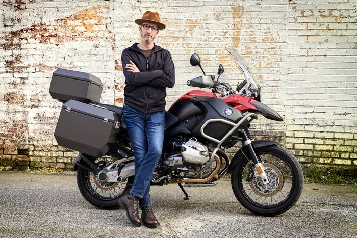 Mark on his GS Adventure, Heidi